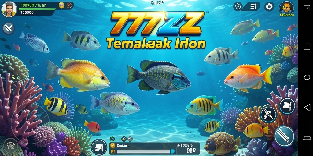 Gameplay seru di 777ZX dengan berbagai ikan untuk ditembak.