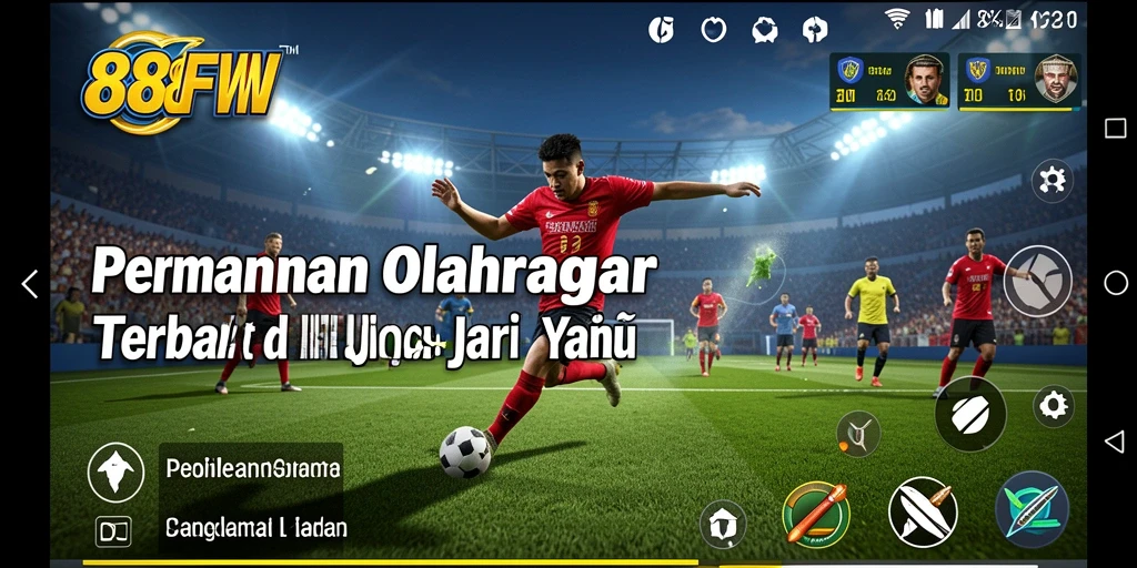 Tampilan gameplay seru dari 888FW dengan berbagai cabang olahraga.
