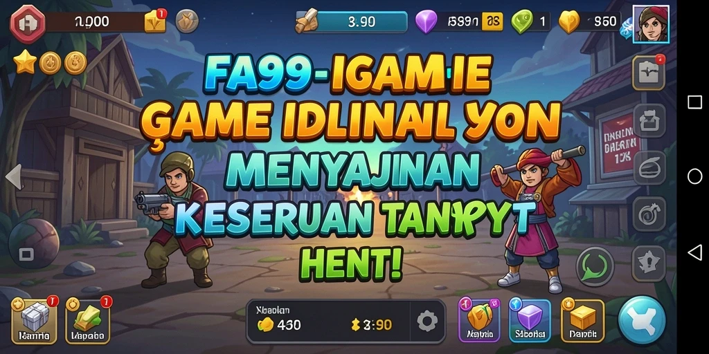 Tampilan gameplay FA99 yang menarik dalam genre Idle.