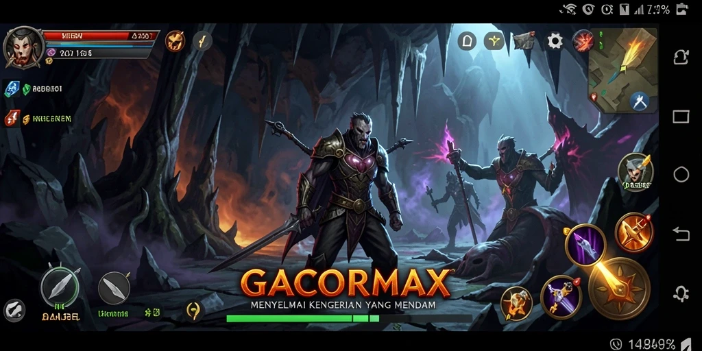 Gameplay GACORMAX yang mendebarkan dan menyeramkan.