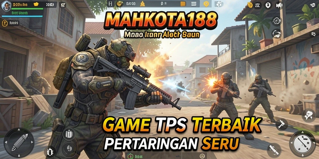 Tampilan aksi mendebarkan dalam gameplay MAHKOTA188.