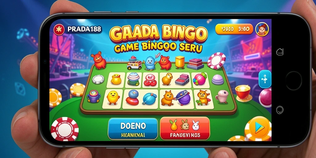 Screenshot gameplay PRADA188 menampilkan suasana seru permainan Bingo.