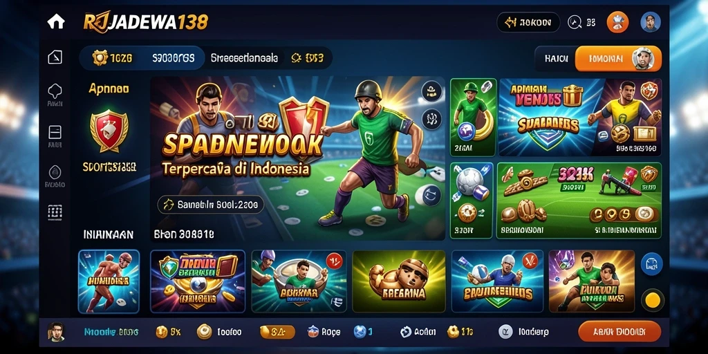 Tampilan utama gameplay RAJADEWA138 dengan berbagai opsi taruhan.
