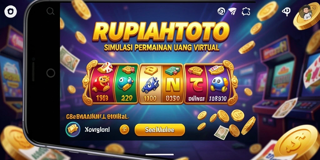 Screenshot utama RUPIAHTOTO menampilkan pengalaman gameplay simulasi yang menarik.