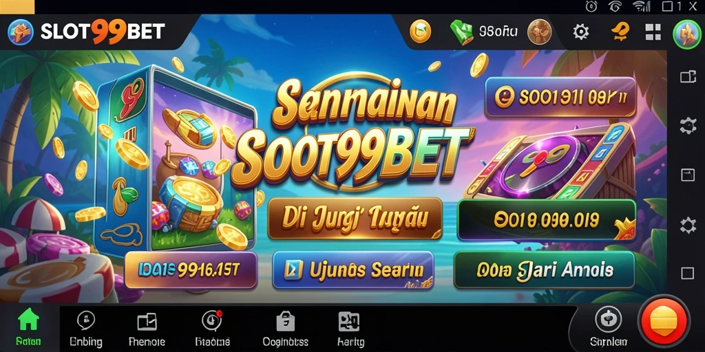 Screenshot gameplay SLOT99BET yang seru dan menghibur.