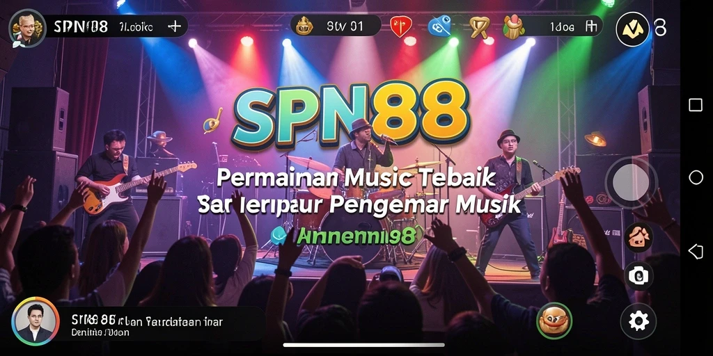 Tampilan menarik gameplay SPN88 dengan berbagai pilihan lagu.