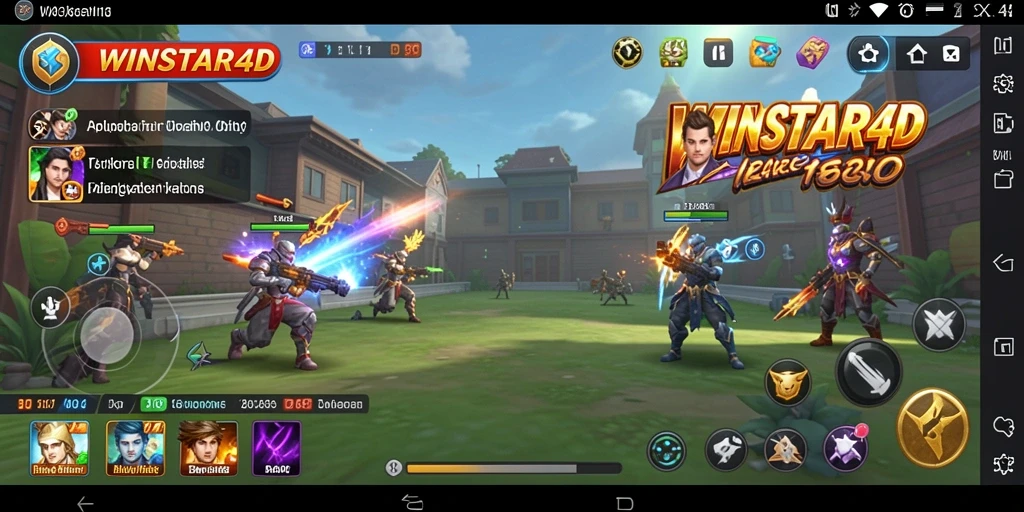 Tampilan antarmuka WINSTAR4D yang sederhana dan praktis.